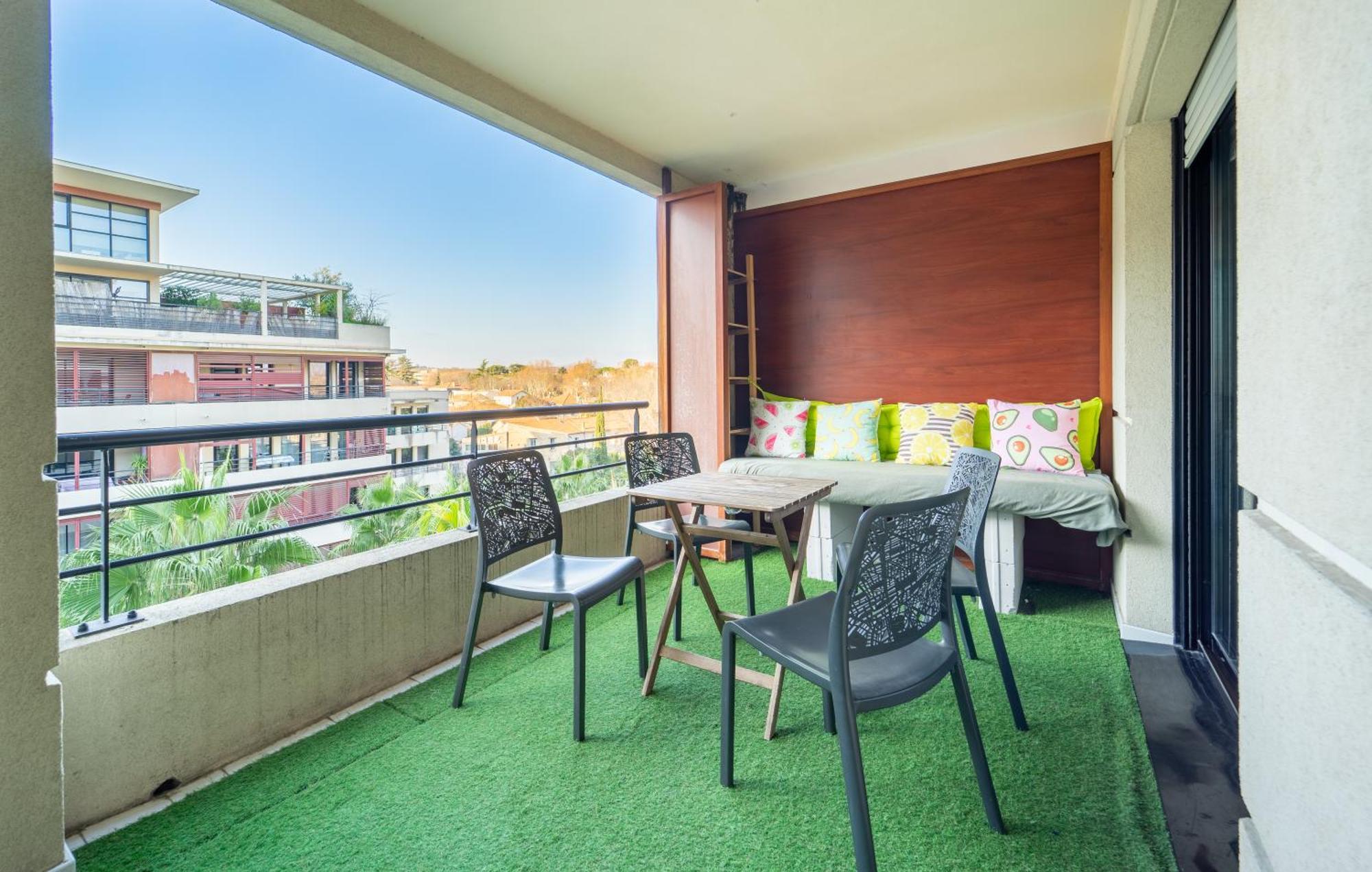 Le Dory - Spacieux, Climatisation, Terrasse & Parking مونبيلييه المظهر الخارجي الصورة